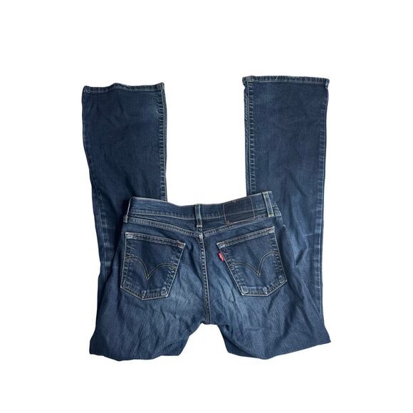 Levi's 529 Curvy Bootcut Jeans Women’s 27×33 Dark Wash Mid-Rise (Discontinued) - Picture 2 of 8